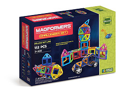 MAGFORMERS 麦格弗 112件 挑战者磁力片组合