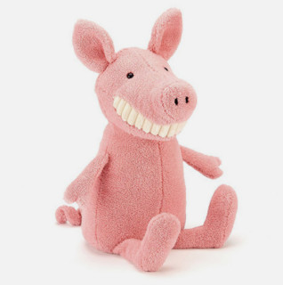 jELLYCAT 邦尼兔 露齿系列 微笑玩偶 （粉色小猪等6款可选）