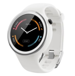  MOTOROLA 摩托罗拉 Moto 360运动版 智能手表 白色