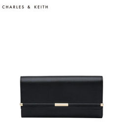 CHARLES & KEITH CK2-10840005 马卡龙磁扣长款钱包