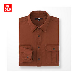 UNIQLO 优衣库 172938 斜纹工装衬衫