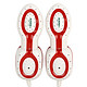 超人（SID）烘鞋器 SH172 烘干器干鞋器成人儿童烘鞋器 可伸缩（白红）