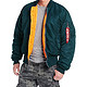 ALPHA INDUSTRIES 阿尔法工业 MA-1 Bomber Flight Jacket 飞行员夹克