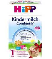 HiPP 喜宝 Kindermilch Combiotik 有机益生菌婴幼儿奶粉 1+段 （600g*4盒）