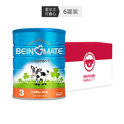 BEINGMATE 贝因美 可睿心幼儿配方奶粉3段 12-36个月 800克/罐 6罐