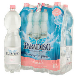 PARADISO帕拉迪索 饮用天然矿泉水 1.5L*6 意大利进口