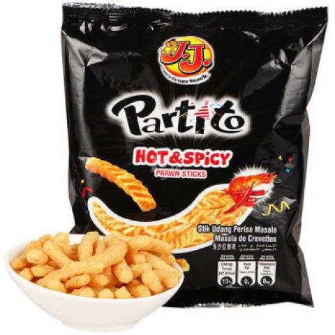 JJ佳吉 香辣味虾条60g\/包 马来西亚进口