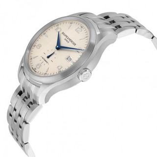BAUME & MERCIER 名士 CLIFTON克里顿系列 MOA10099 男士机械手表 41mm 银盘 银色不锈钢带 圆形