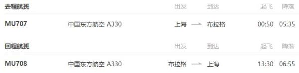 深度自由行：上海直飞布拉格 11日往返+申根签证