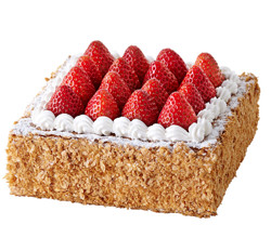 LE CAKE 诺心 草莓拿破仑蛋糕 2磅