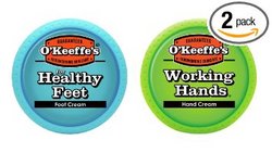 O‘Keeffe‘s K0350015 Working Hands and Healthy 护手霜和护脚霜组合套装