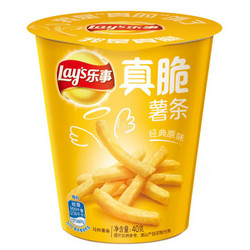 Lay's 乐事 真脆薯条 经典原味 40g*3杯*2件