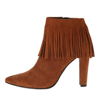 STUART WEITZMAN Fringetimes 女士真皮踝靴