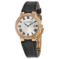 RAYMOND WEIL 蕾蒙威 Jasmine系列 5229-PCS-01659 女士玫瑰金镶钻腕表