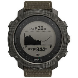 颂拓(SUUNTO)手表 TRAVERSE远征系列GPS多功能户外运动松拓男表远征阿尔法军绿色军表SS022292000