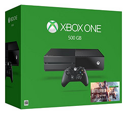 Microsoft 微软 Xbox One 游戏主机+《战地1》数字版游戏+1个月EA会员