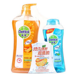 Dettol 滴露 健康沐浴露 柑橘沁爽950g+薄荷冰爽350g