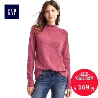 Gap 盖璞 359024 女装多色插肩袖针织衫美利奴羊毛混纺毛衣 