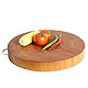 阿里山 红铁木圆形实木砧板整木菜板