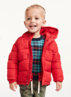 天猫双12预告：Old Navy 274949 W 男幼童 纯色百搭保暖绒里连帽棉服外套