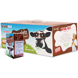 VIVA 韦沃 巧克力口味牛奶 200ml*12盒