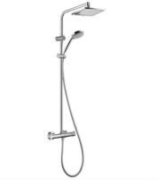 双12预售：Hansgrohe 汉斯格雅 #27246T 柯洛梅达淋浴管恒温大顶喷淋浴花洒套装