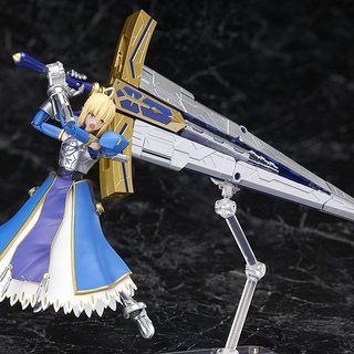 BANDAI 万代 Fate/Grand Order Saber 誓约胜利之剑 ABS&PVC材质 涂装完成版 模型手办（高14cm，可动）