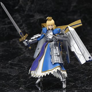 BANDAI 万代 Fate/Grand Order Saber 誓约胜利之剑 ABS&PVC材质 涂装完成版 模型手办（高14cm，可动）