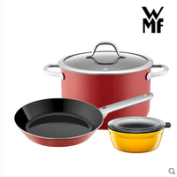 WMF 福腾宝 NATURamic 奈彩米汤锅平底锅套装