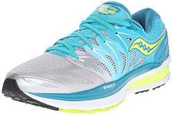 Saucony Women's Hurricane Iso 2 Trail Running Shoes Blue (Blue/Silver/Citron) 5 UK