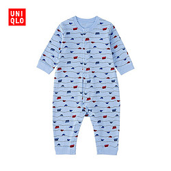 UNIQLO 优衣库 新生儿 罗纹连体装(长袖) 173533 