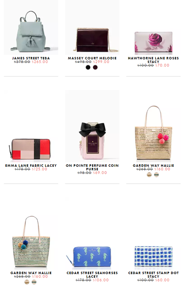 Kate Spade NEW YORK美国官网 促销区精选包款