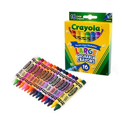 Crayola 绘儿乐 16色可水洗大蜡笔