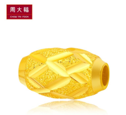 CHOW TAI FOOK 周大福 F155446 足金黄金转运珠 0.8g