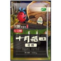 十月稻田 红豆 五谷杂粮 红小豆 粗粮（东北杂粮 真空装）100g