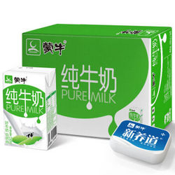 MENGNIU 蒙牛 纯牛奶 250ml*16盒+京东 来点 1个