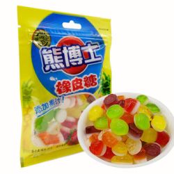 京东超市徐福记熊博士橡皮糖热带水果味60g
