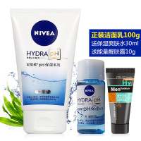 妮维雅 洗面乳100g+爽肤水30ml+曼秀雷敦醒肤露10g