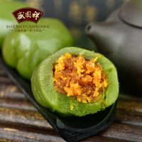 盛园祥 豆沙艾草青团 豆沙馅 300g