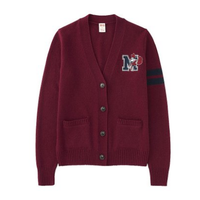 UNIQLO 优衣库 181679 女士羊仔毛混纺V领开衫