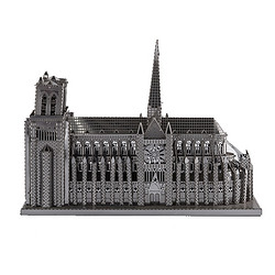 3D 立体金属拼图 巴黎圣母院 （银色）