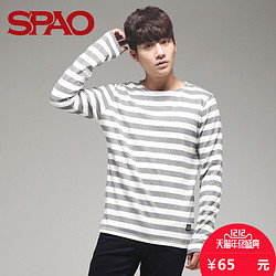 SPAO SPLS548C04 男士休闲打底长袖t恤