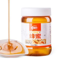 【京东超市】福事多蜂蜜500g百花蜜 山林农家自然产野生多花种纯土蜜