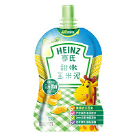 凑单品：Heinz 亨氏 甜嫩玉米泥72g 宝宝辅食