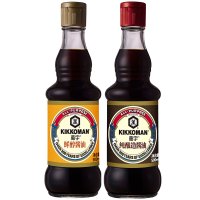 龟甲万 纯酿造酱油 500ml+鲜淳酱 500ml