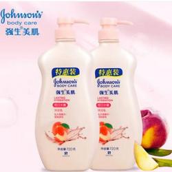 Johnson's body care 强生美肌 恒日水嫩沐浴露720g 2瓶 *2件