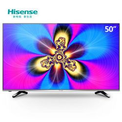 海信（Hisense）LED50EC520UA 50英寸 14核 炫彩4K智能电视(黑色)