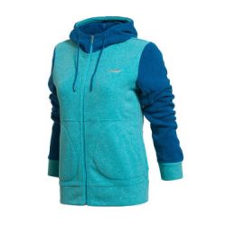 LI-NING 李宁 女训练系列 AWDJ388-2 开衫连帽摇粒绒卫衣