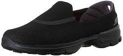 Skechers斯凯奇 女士 Go Walk 3系列 健步鞋 豆豆鞋 黑色 7.5 B(M) US