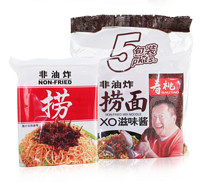 寿桃牌 非油炸捞面 xo酱拌面 5包装 435g